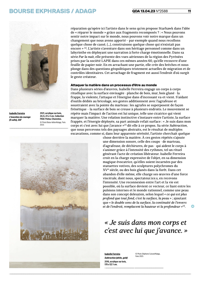 Quotidien de l'art, N°2588, du 13 Avril 2023