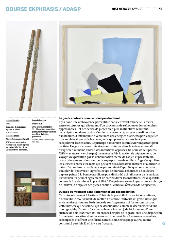 Quotidien de l'art, N°2588, du 13 Avril 2023