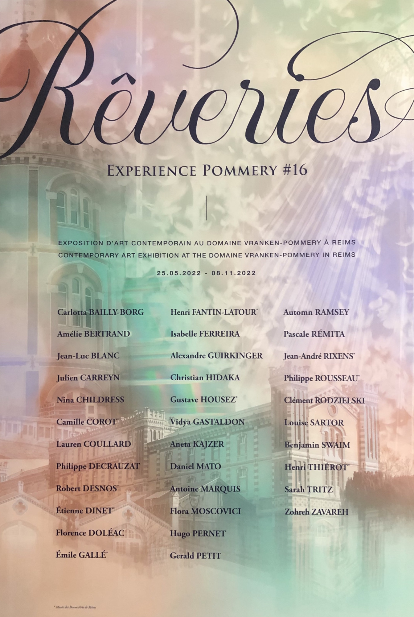 Rêveries, Expérience Pommery #16, Domaine Pommery, Reims